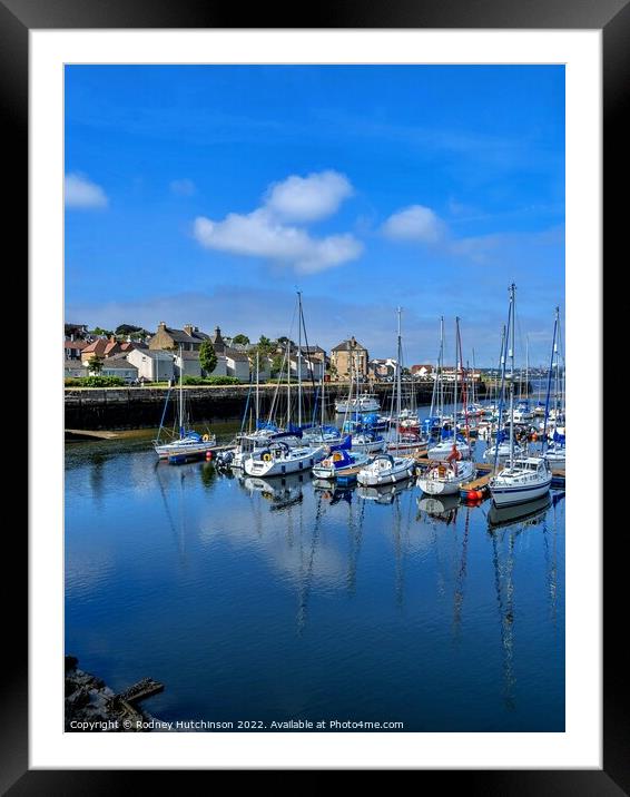 Tayport Harbour Framed Mounted Print by Rodney Hutchinson