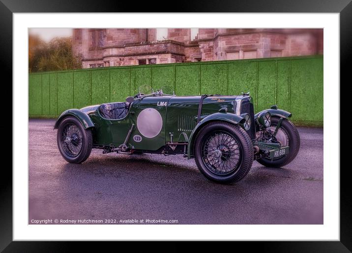 The Legendary Aston Martin LM4 Framed Mounted Print by Rodney Hutchinson