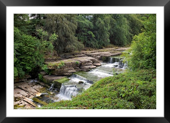 Majestic Lower Falls Aysgarth Framed Mounted Print by Rodney Hutchinson