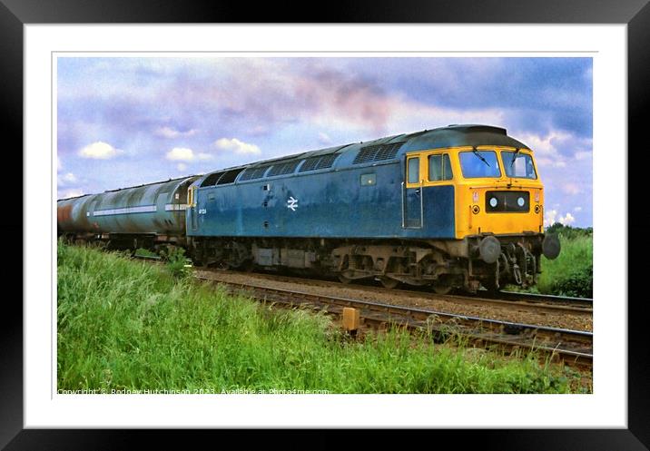 British Rail Class 47 224 Framed Mounted Print by Rodney Hutchinson