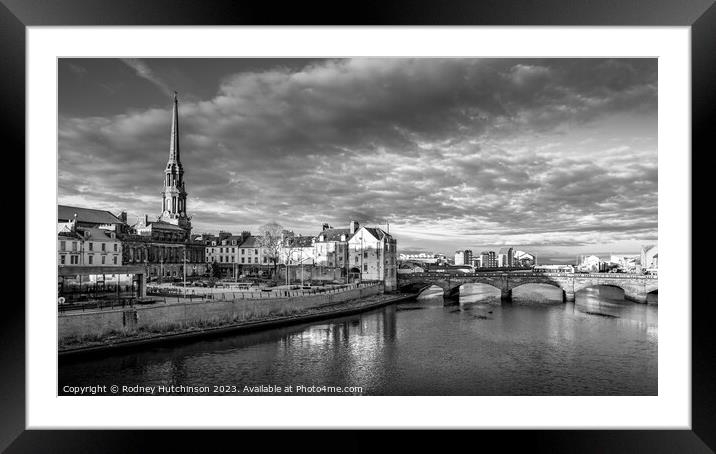 Scottish Town of Ayr Framed Mounted Print by Rodney Hutchinson