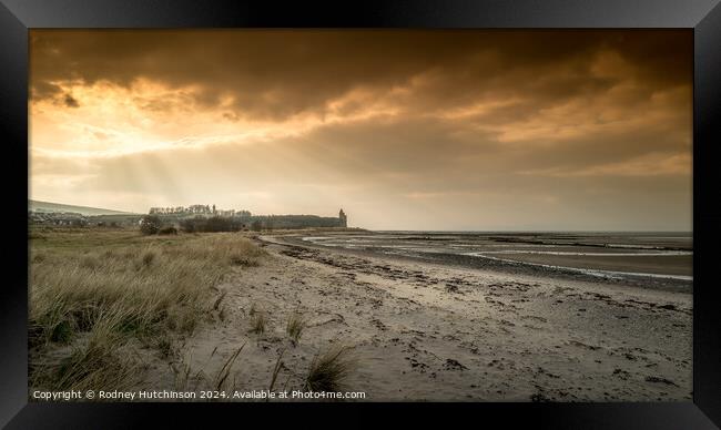 Greenan Beach view Framed Print by Rodney Hutchinson