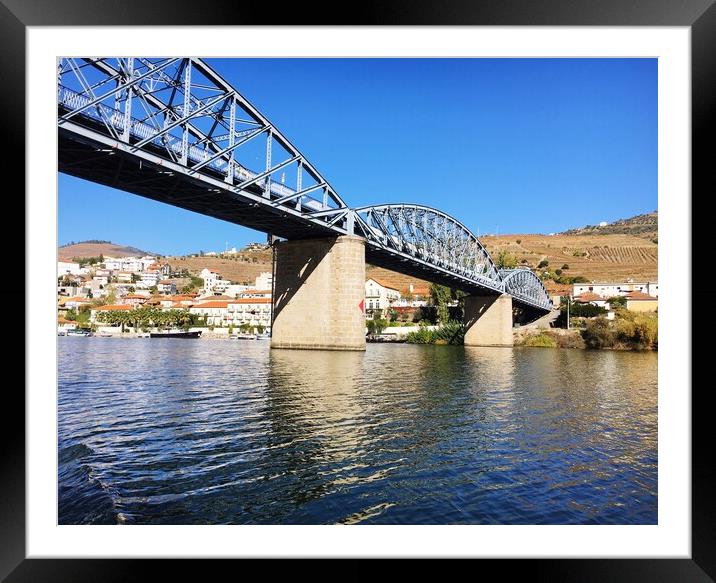 Dom Luís I Bridge Douro River Framed Mounted Print by Joyce Hird