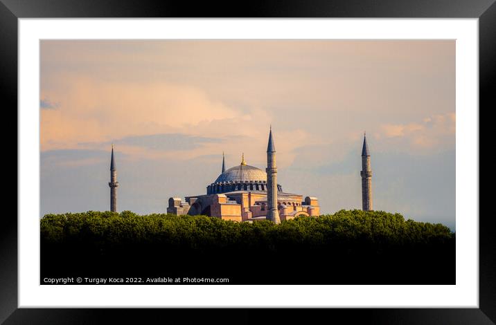 Hagia Sophia,  the world famous monument  Framed Mounted Print by Turgay Koca