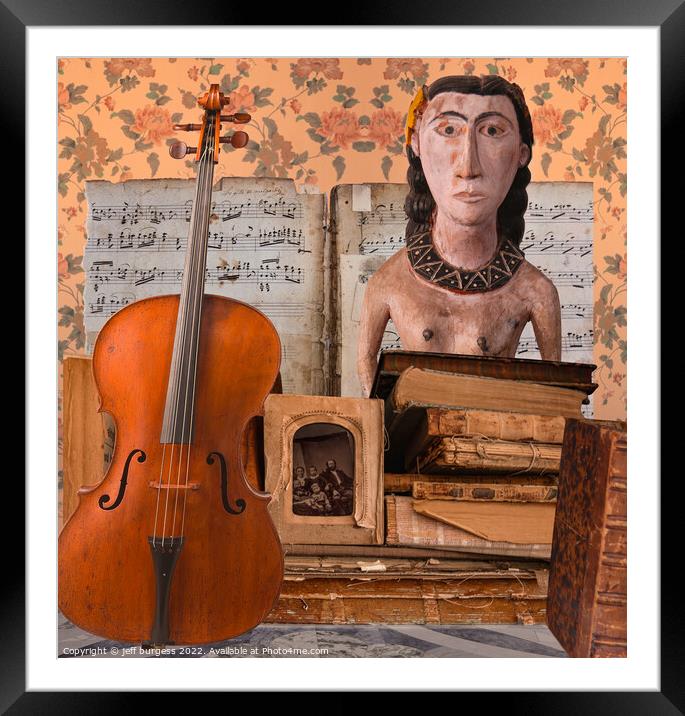 Music is life 2  Framed Mounted Print by jeff burgess