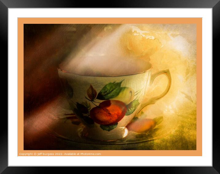 morning tea Framed Mounted Print by jeff burgess
