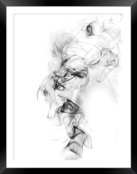 Smoke 2 Framed Mounted Print by Alex Horton-Howe