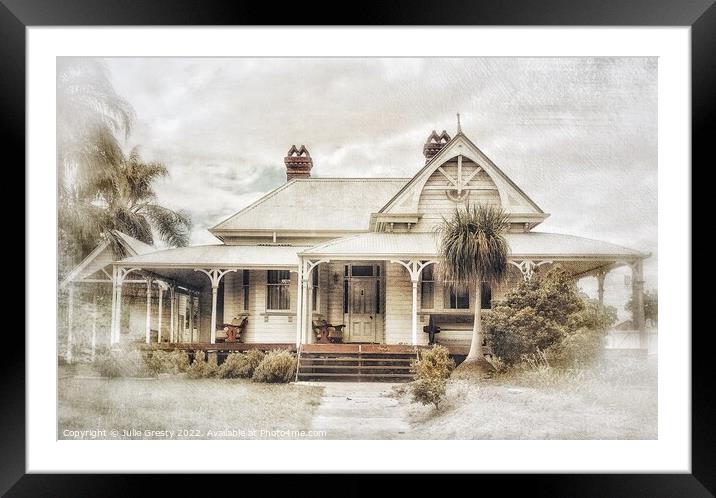 Fairy Tale House Queensland Framed Mounted Print by Julie Gresty