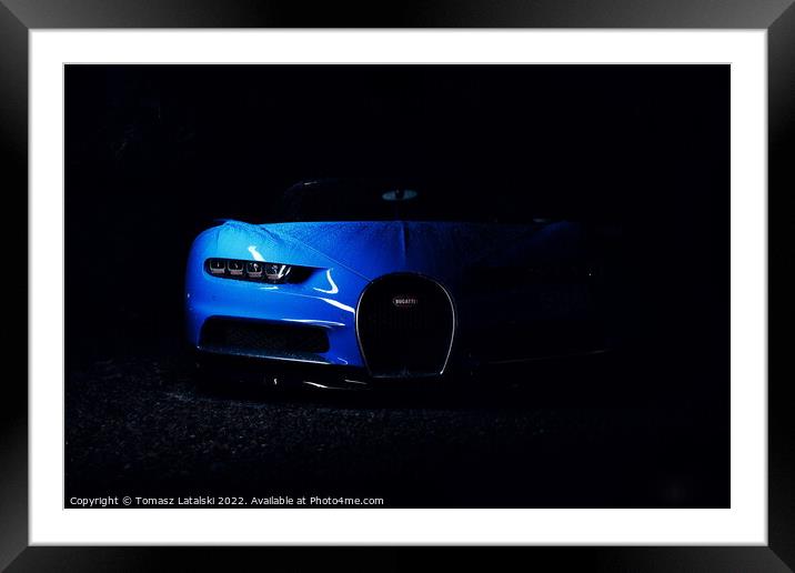 Bugatti Chiron Framed Mounted Print by Tomasz Latalski
