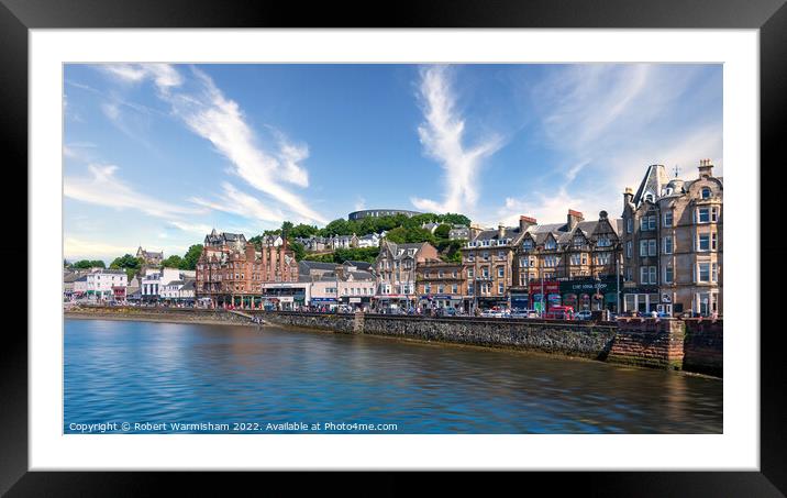 Oban Waterfront Framed Mounted Print by RJW Images