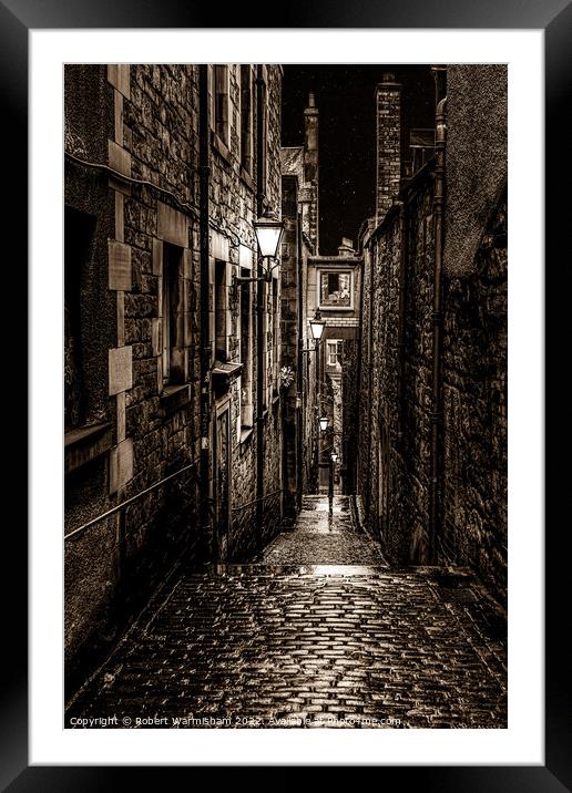 The Haunting Beauty of Mary Kings Close Framed Mounted Print by RJW Images