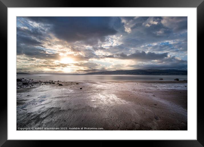 Majestic Scottish Sunset Framed Mounted Print by RJW Images