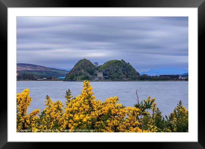 Dumbarton Castle Framed Mounted Print by RJW Images