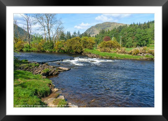 River Eachaig Framed Mounted Print by RJW Images