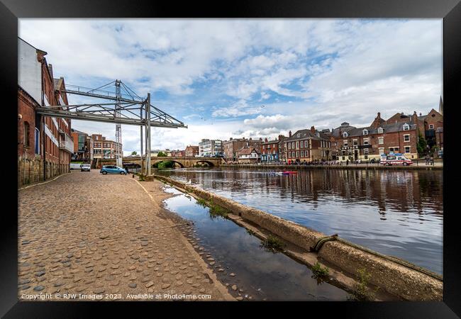 Paddling down the River Ouse Framed Print by RJW Images