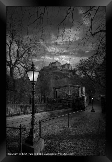 Edinburgh Castle Framed Print by RJW Images