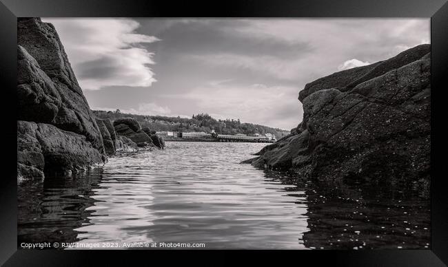 Wemyss Bay Station and Pier Framed Print by RJW Images