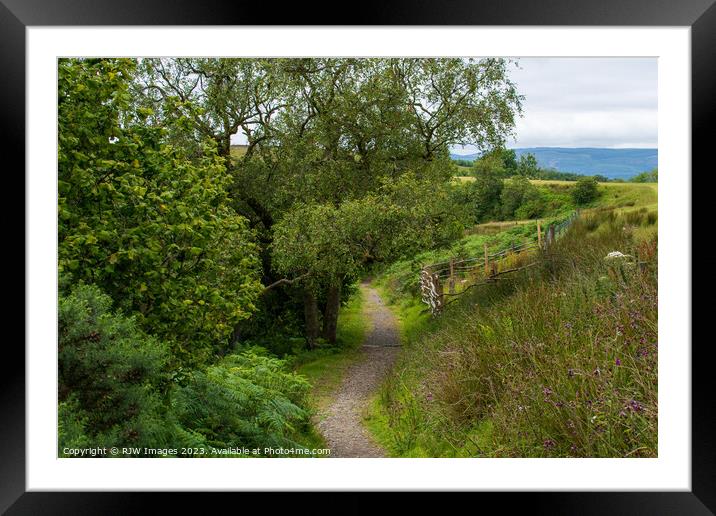 Cornalees Nature Trail Framed Mounted Print by RJW Images