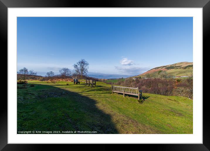 The Clyde from Cornalees Framed Mounted Print by RJW Images