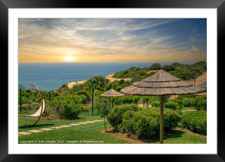 Baia Cristal Hotel Gardens Algarve Framed Mounted Print by RJW Images