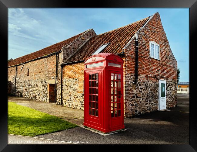 Iconic Red Phonebox Framed Print by RJW Images