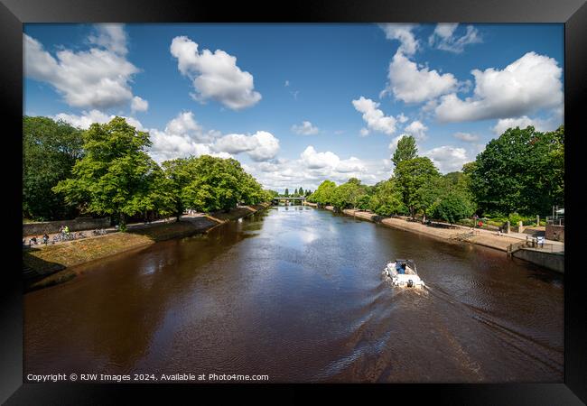 York River Ouse Framed Print by RJW Images