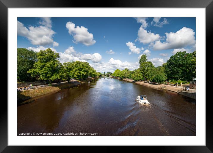 York River Ouse Framed Mounted Print by RJW Images