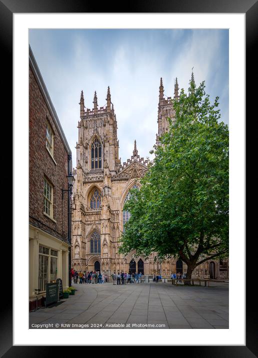 York Minster Framed Mounted Print by RJW Images