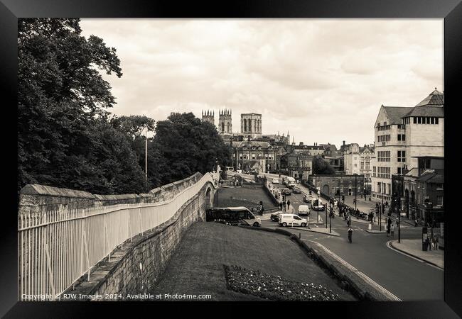 York Minster from Lendal Bridge Framed Print by RJW Images