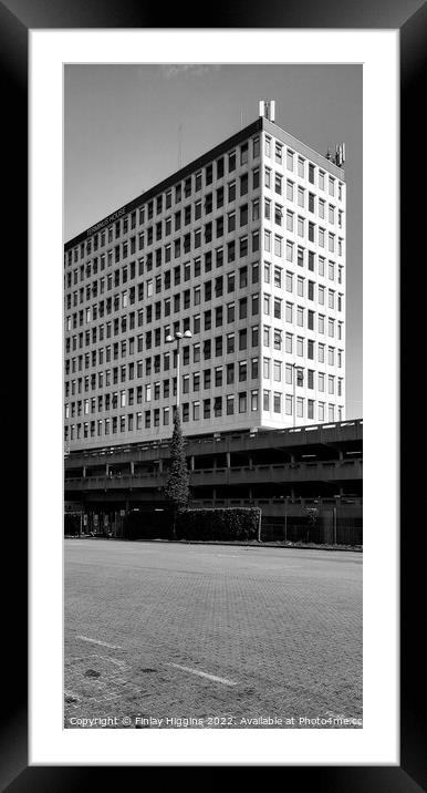 Terminus House Framed Mounted Print by Finlay Higgins