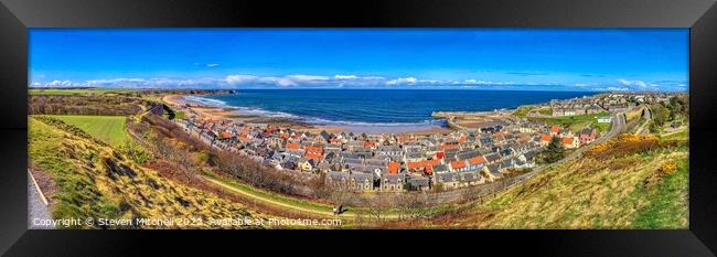 Panorama Cullen Scotland Framed Print by Steven Mitchell