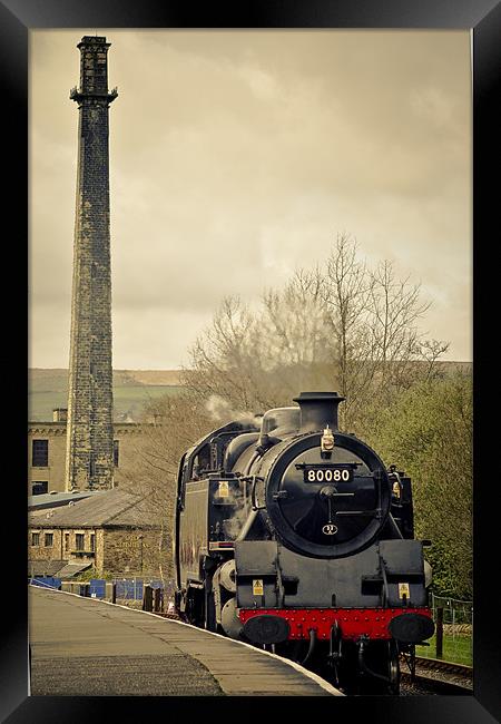 Steam Locomotive Lancashire Framed Print by Chris Walker