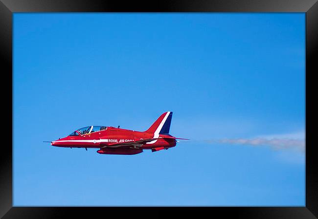 Red Arrows up Close Framed Print by Chris Walker