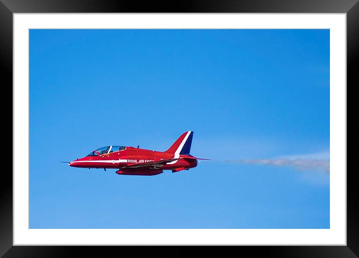 Red Arrows up Close Framed Mounted Print by Chris Walker