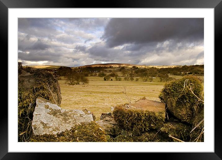 Changing landscape Framed Mounted Print by Chris Walker