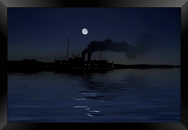 The Night Boat to Cairo Framed Print by Simon Westwood