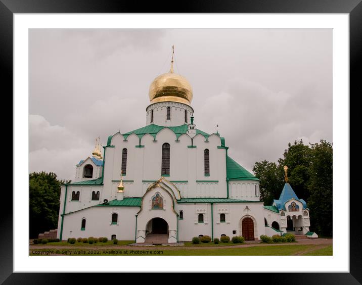 Fedorovsky Cathedral Framed Mounted Print by Sally Wallis