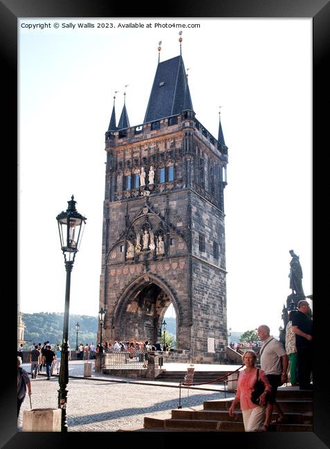 Charles Bridge, Prague Framed Print by Sally Wallis