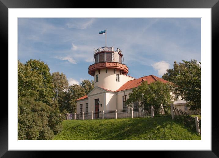 Struwe Observatory, Tartu, Estonia Framed Mounted Print by Sally Wallis