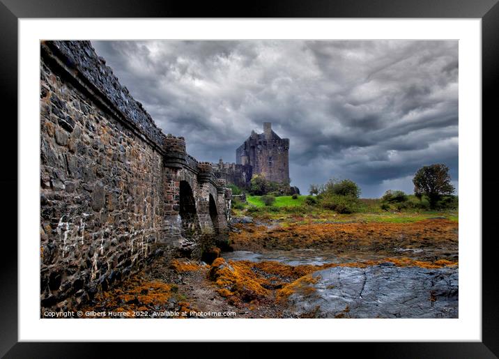Eilean Donan: A Scottish Highland Relic Framed Mounted Print by Gilbert Hurree
