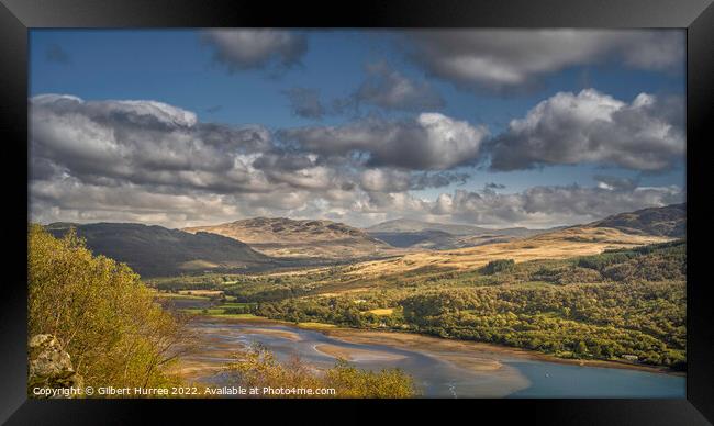 Scotland's Enchanting Loch Ruel Vista Framed Print by Gilbert Hurree