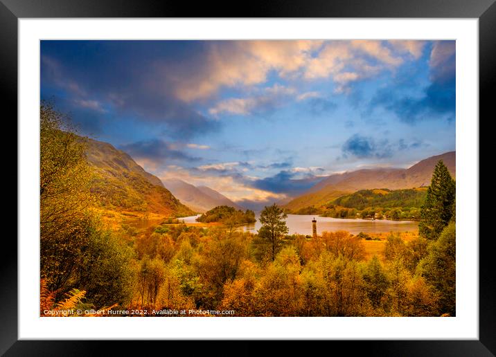 Glen Finnan: Scotland's Iconic Landmark Framed Mounted Print by Gilbert Hurree