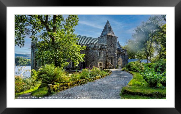 Scottish Solitude: St Conans Kirk Framed Mounted Print by Gilbert Hurree