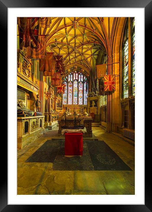 Canterbury Cathedral Framed Mounted Print by Gilbert Hurree