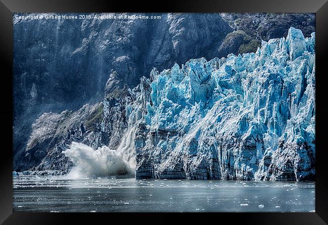 Glacial Retreat in Northern Beauty Framed Print by Gilbert Hurree