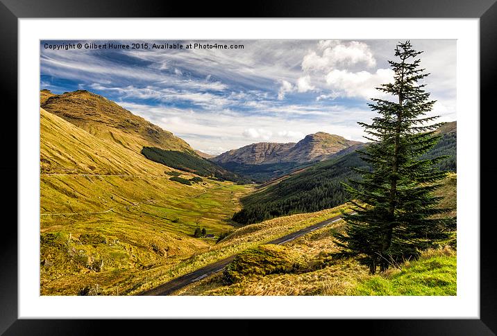  Glen Coe, Scotland Framed Mounted Print by Gilbert Hurree