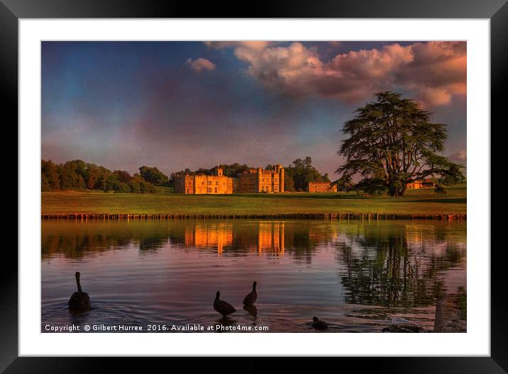 'Historic Leeds Castle: A Cherished Royal Residenc Framed Mounted Print by Gilbert Hurree