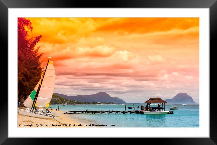 Enchanting Mauritius: Island of Many Cultures Framed Mounted Print by Gilbert Hurree