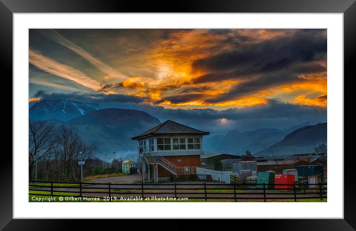 'Ascend UK's Apex: Ben Nevis' Framed Mounted Print by Gilbert Hurree