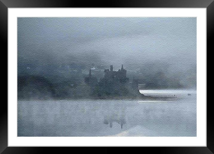 Kilchurn Castle Framed Mounted Print by Gilbert Hurree